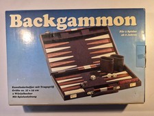 Backgammon Kunstlederkoffer