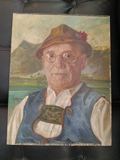 Portrait altes Gemälde  Anton