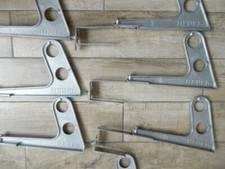 7 x Heuel Schneefanghalterung für DoublePipe zum Einhängen