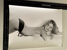 Akt Erotik Vintage Kunst Foto hübsche junge Frau im Profil  1970 PO