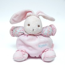 Kaloo Hase rosa beige Blumen Stofftier Kuscheltier