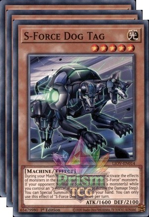 Playset 1st force dog - x3, s-force