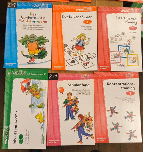 6er set lük minilük hefte - 6er,