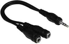 Hama AUX Klinkenkabel 3,5-mm-Stecker - 2x 3,5-mm-Kupplung, 0,2m, 00048925