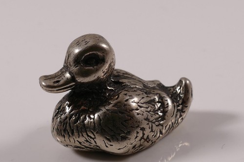 Silberfigur ente 835 silber - silberfigur,