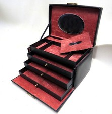 AMIET Schmuckkoffer ELEGANT Schmuckkästchen SCHMUCKKASSETTE  Schmuckkasten 4025