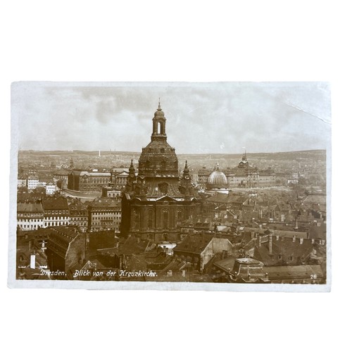 Postkarte dresden blick von - postkarte, ak