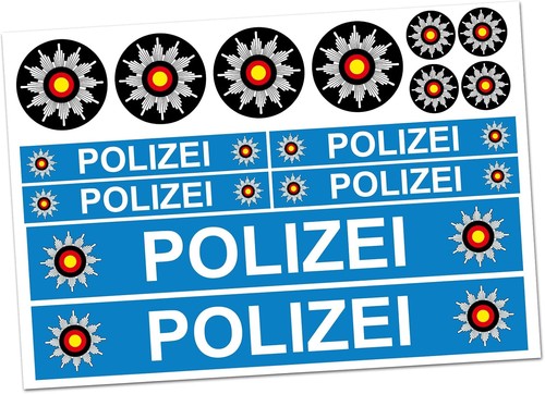 Polizei aufkleber sticker - polizei,