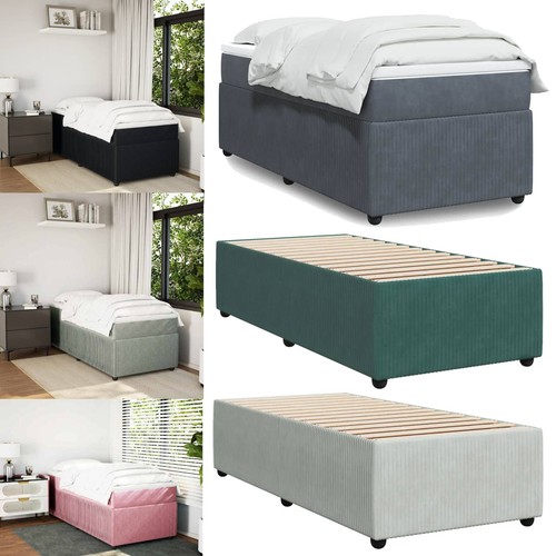 Boxspringbett einzelbett samt - einzelbett,