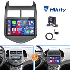 Android 15 Apple Carplay Autoradio GPS NAVI BT für Chevrolet Aveo T300 2011-2016