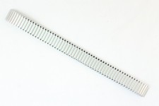 Haka-Flex Zugband 13mm Flexband Uhrenarmband Uhrband Edelstahl Silber