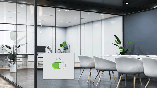 Schaltbare folie pdlc - folie, pdlc-folie
