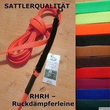NEU! BioThane Schleppleine Ruckdämpfer Wunschlänge Wunschfarbe Trainingsleine