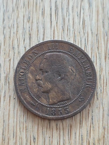 Münze frankreich 1855 dix - münze,