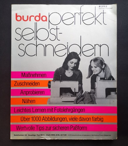 Burda 1976 perfekt selbst - perfekt,