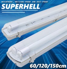 LED Leuchtstoffröhre Feuchtraumleuchte T8 Tube Komplett Röhrenlampe 60/120/150cm