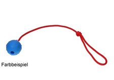 TOP 🐾 SCHLEUDERBALL mit SEIL 60cm🐾5cm Ø Vollgummiball Spielzeug Hunde Zubehör