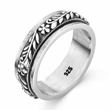 MATERIA Spinning Ring Silber