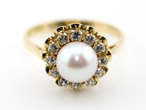 Ring gold 750 zuchtperle - gold,