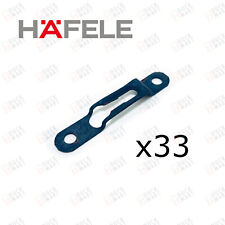 10 x HAFELE 63 x 11 mm modulare semipermanente Halterungsplatte 262.47.094 26247094