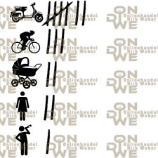 Aufkleber "Strichliste 3" klein Autoaufkleber, Funaufkleber, (1887)