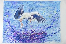 Wilhelm Klußmann Aquarell
