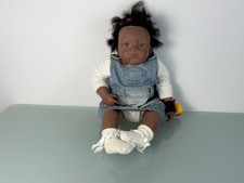 Künstlerpuppe Waltraud Hanl Vinyl Puppe 53 cm. Top Zustand 