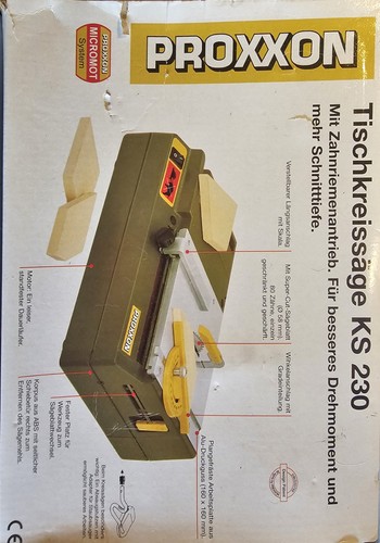 Proxxon 230 tischkreissäge - proxxon,