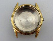 ROLEX Gehäuse / Case - Rolex Oyster Perpetual Date - Gold Cap - 15505 - Vintage