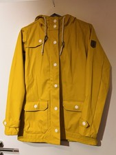 Derbe Damen Regenmantel gelb