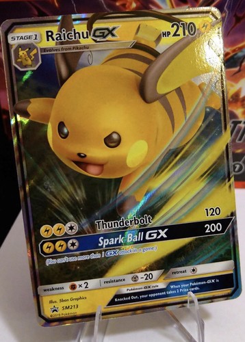 Raichu sm213 englisch promo - raichu, gx