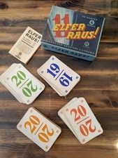 Elfer Raus 60er Jahre Kartenspiel vollständig Hausser Spiele Original komplett