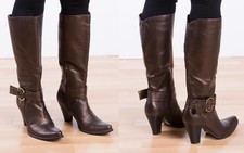 1939 braune Stiefel im westernstil Gr 41