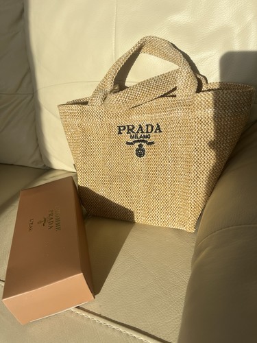 Prada parfum raffia straw vip - parfum,