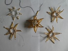 alter Gablonzer Weihnachtsschmuck    Christbaum