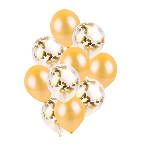 Konfetti luftballons set - set, 10
