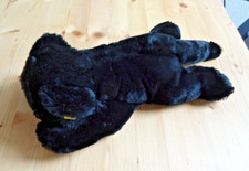 Schwarzer Steiff Panther / Nummer 5370/28 / ca. 70er Jahre