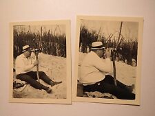 Mann mit Hut Sonnenbrille und