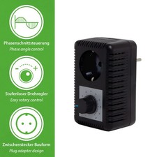 Dimmer Drehzahlregler Drehregler Drehzahlsteller Leistungsregler 230V 1200W