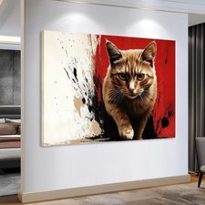 Leinwandbild Katzenkunst