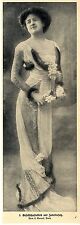 Historische Mode Gesellschaftskleid mit Zobelbesatz Phot. H. Manuel Paris 1908