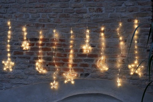 Led vorhang mond und - mond,