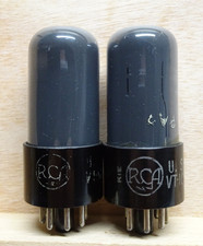 Pair: RCA 6V6 | GUT ✅ Röhren Tube Tubes old RARE ( 6V6GT )