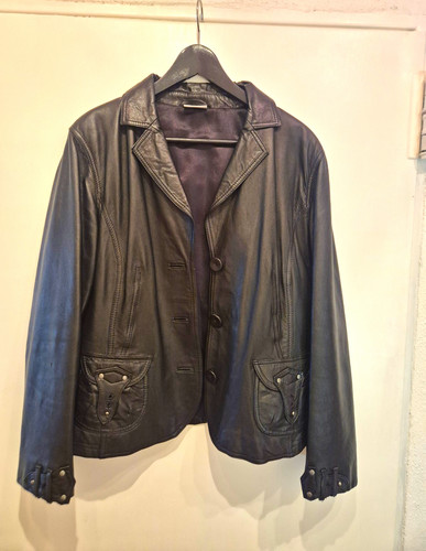 Street one leder mantel jacke - street,
