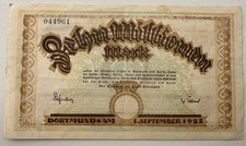 )Notgeldschein 10 Millionen