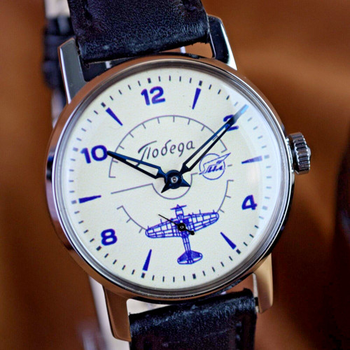 Sowjetische armbanduhr pobeda - sowjetische,