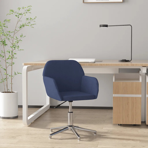 Bürostuhl drehbar stoff blau - drehbar,