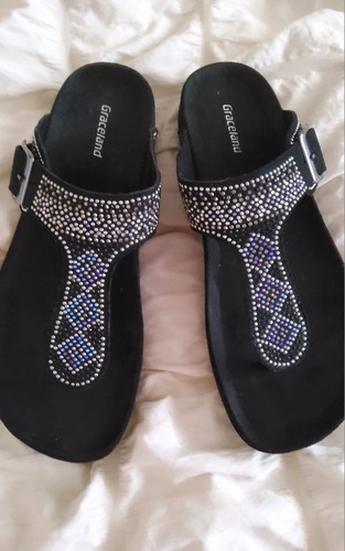 Schwarze damen pantolette - schwarze,