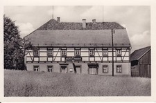 uralte AK, Kurort Hetzdorf Freiberg Gasthof Knöbel/Erzgebirge 1957