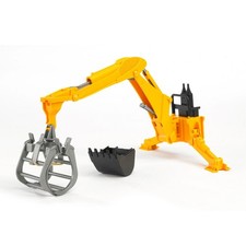 BRUDER Heckbagger Greifer